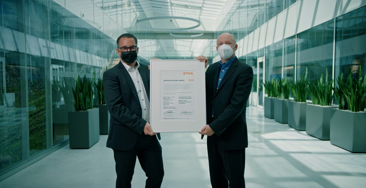 STIHL、2020年サプライヤー・オブ・ザ・イヤーを受賞